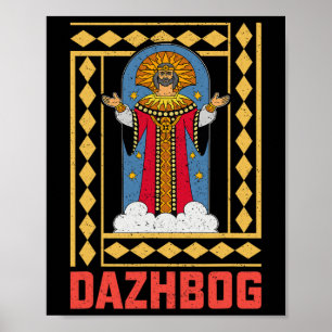 Dazhbog Altmythologische slawische Heidentum Russi Poster