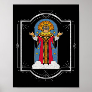 Dazhbog Altmythologische slawische Heidentum Russi Poster
