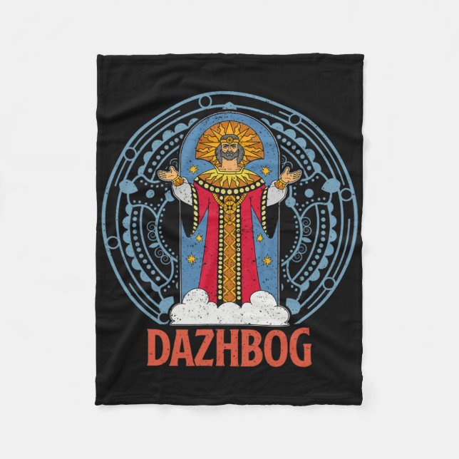 Dazhbog Ancient Mythological Slavic Paganism Russi Fleecedecke (Vorderseite)