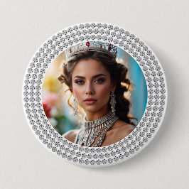 Dazzated Dreams Pageant Button Foto Button