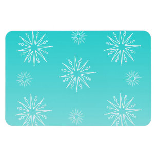 Dazzend Weihnachtsstars Flexi Magnet, Aqua Magnet