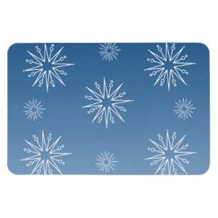 Dazzend Weihnachtsstars Flexi Magnet, Blau Magnet