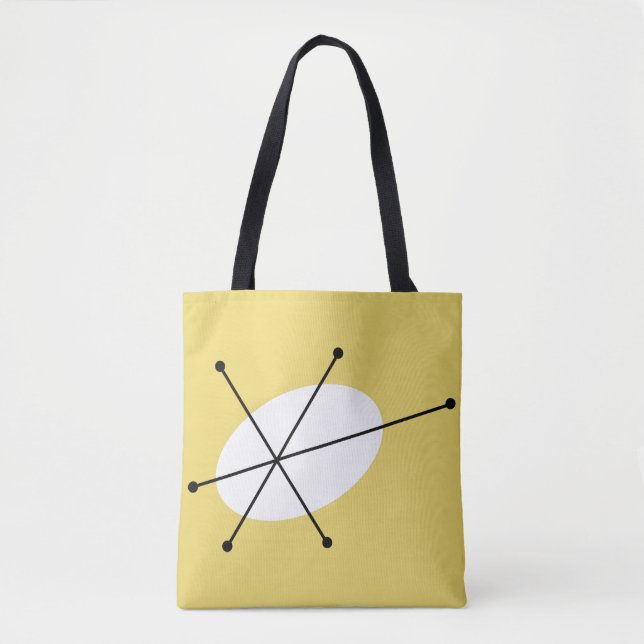 Dazzgelb überall auf der Tasche schwarz hinten (Vorderseite)