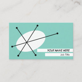 Dazzle Bleu carte de visite dos blanc