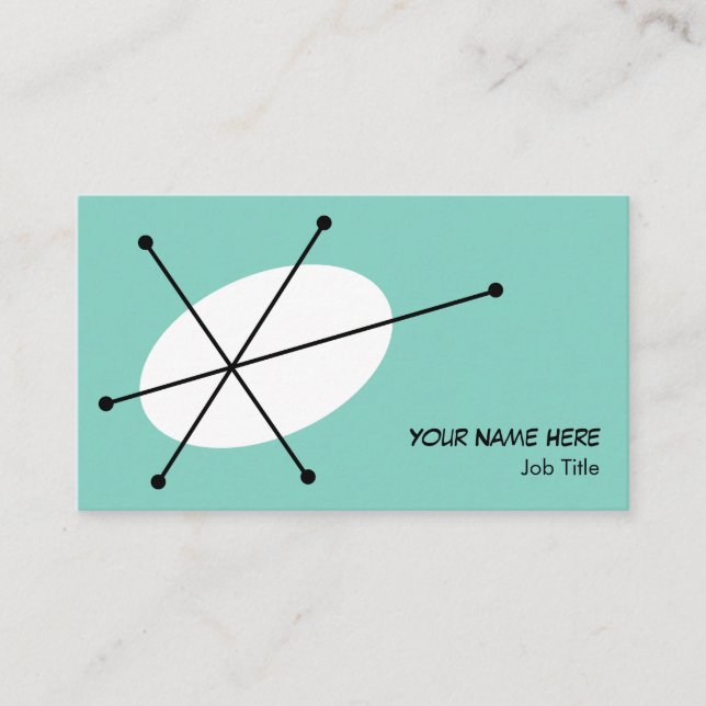 Dazzle Blue Visitenkarte (Vorderseite)