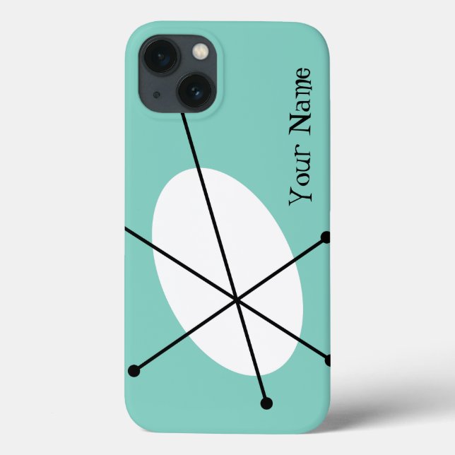 Dazzle Blue "Your Name" iPad-Fall Case-Mate iPhone Hülle (Rückseite)