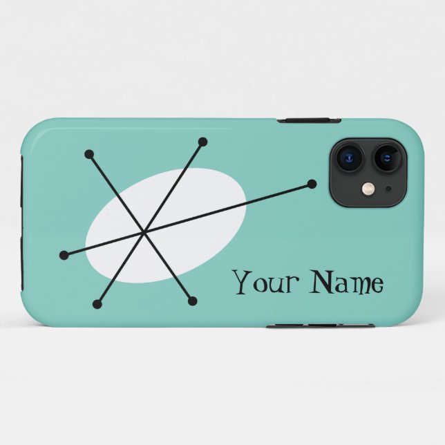 Dazzle Blue "Your Name" iPhone Gehäuse Case-Mate iPhone Hülle (Rückseite (Horizontal))