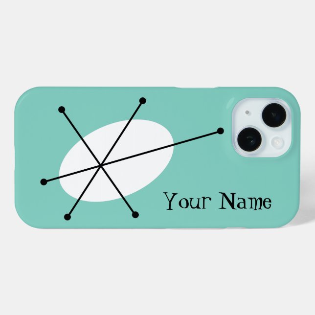 Dazzle Blue "Your Name" iPhone Gehäuse Case-Mate iPhone Hülle (Rückseite (Horizontal))