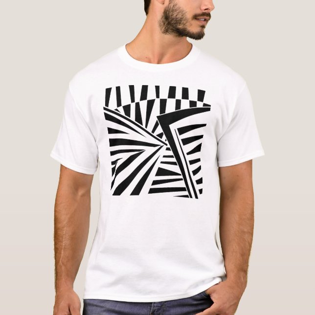 dazzle camouflage(black) T-Shirt (Vorderseite)