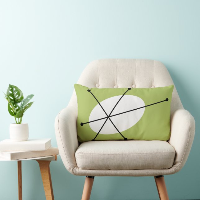Dazzle Green Lumbar Lendenkissen (Stuhl )