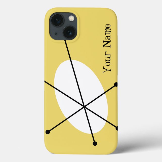 Dazzle Yellow iPad Gehäuse "Dein Name" Case-Mate iPhone Hülle (Rückseite)
