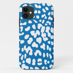 Dazzling Blue & White Leopard Print iPhone 5 Fall title_seo2
