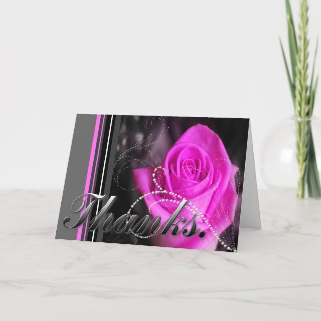 DAZZLING DANK IHRER KARTE (Vorderseite)