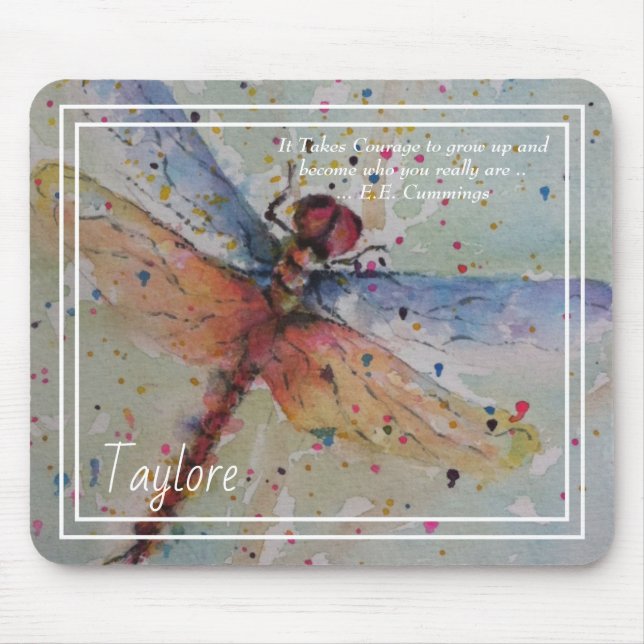 Dazzling DragonFly Mousepad (Vorne)