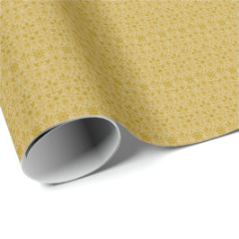 Dazzling Gold und Gold Filigree Muster  Geschenkpapier