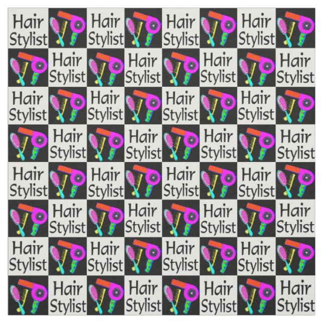DAZZLING HAIR STYLIST FABRIC STOFF (Muster)
