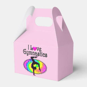 DAZZLING I LIEBE GYMNASTICS GASTGESCHENK BOXES GESCHENKSCHACHTEL