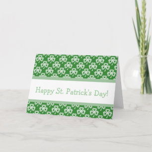 Dazzling Kleeblatts St. Patrick's Day Grußkarte Karte