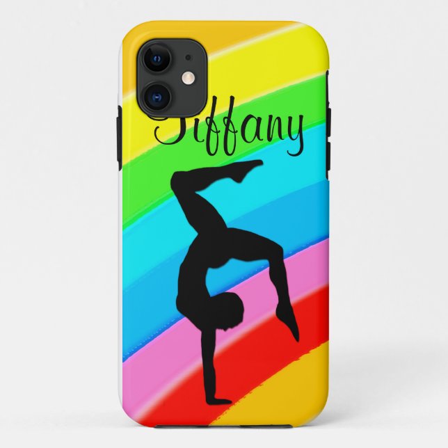 DAZZLING PERSONALISIERT GYMNASTICS IPHONE FALL Case-Mate iPhone HÜLLE (Rückseite)