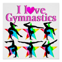 DAZZLING PINK I LIEBE GYMNASTICS DESIGN