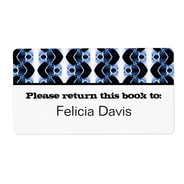 Dazzling Retro Bookplate Labels (Vorne)