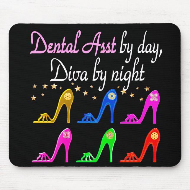DAZZLING ZAHNHILFE SHOE QUEEN MOUSEPAD (Vorne)