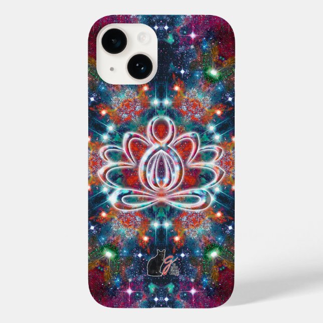 Dazzling Zen Lotus Case-Mate iPhone 14 Hülle (Rückseite)