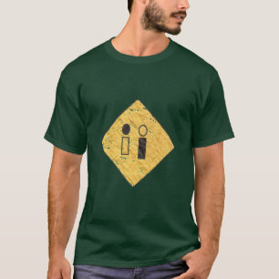DB07 - Beunruhigtes Straßenschild-Logo - Forest T-Shirt