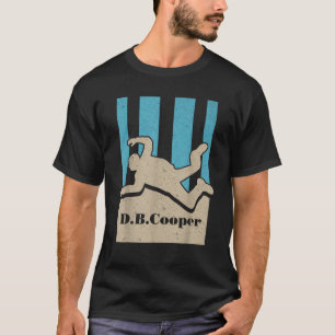 DB Cooper cool ungelöste Geheimnisretro Retro 60er T-Shirt