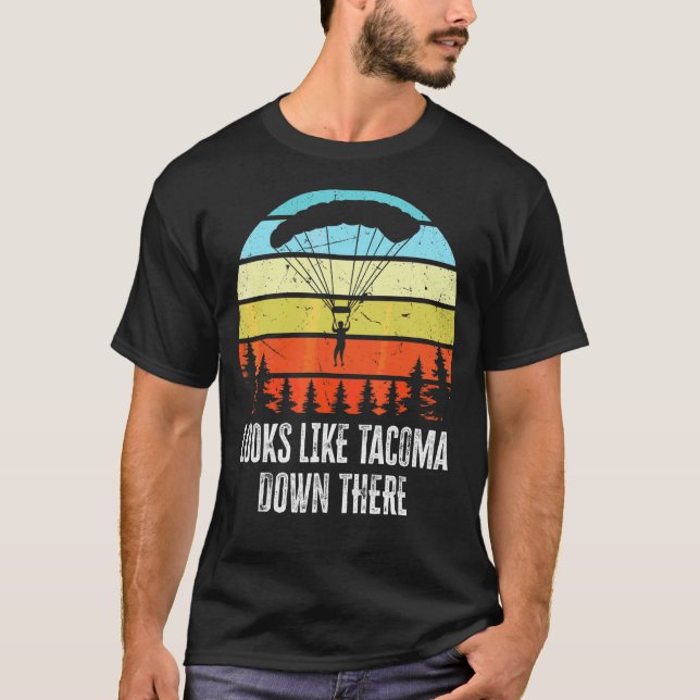 Db Cooper Fallschirmsprung Schule T-Shirt (Vorderseite)