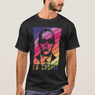 Db Cooper Vintag Rainbow 1971 Skyjacking Heist Hi T-Shirt