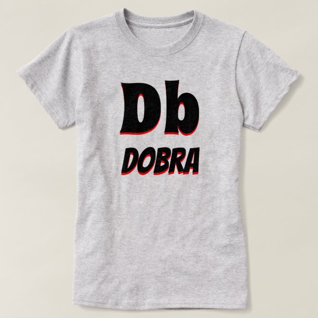 Db São Tomé und Príncipe dobra grau T-Shirt (Design vorne)