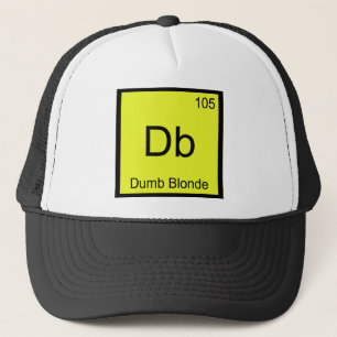Db - Symbol-T - Shirt der Blonde-Chemie-Komponente Truckerkappe