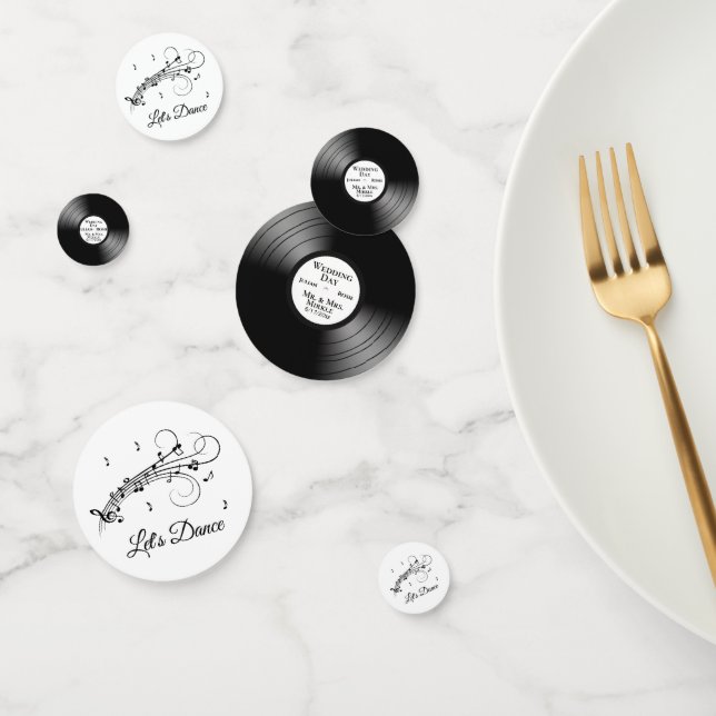 dbl Let's Dance Music Design Custom Platten Konfetti (Gruppe)