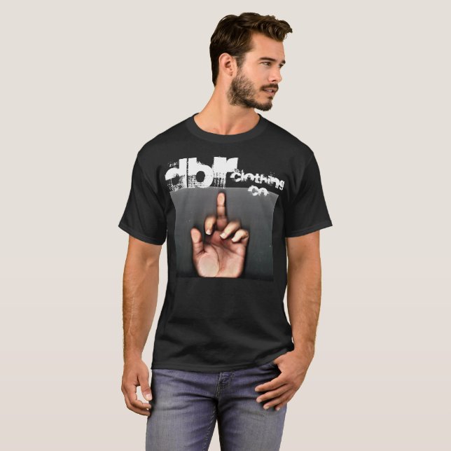 dbr Kleidung wird zwischen den Zeilen gelesen T-Shirt (Vorne ganz)
