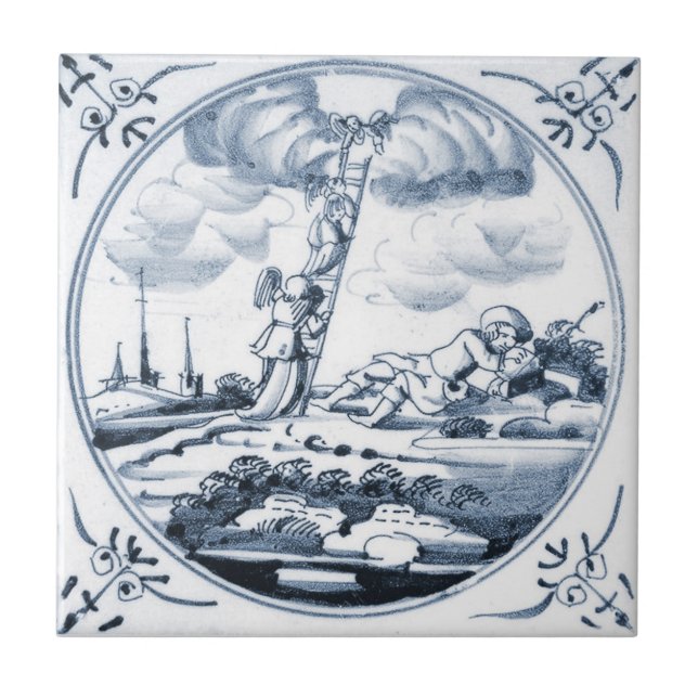 DBT11 Delft biblische Entwurfs-Keramik-Fliese Fliese (Vorderseite)