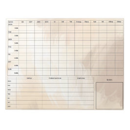 DBT Dairy Card Notepad - 40 Blätter braun Notizblock