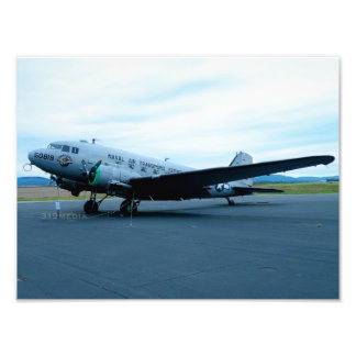 DC-3 Kriegsflugzeug Fotodruck