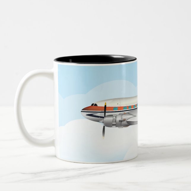 DC-3 ZWEIFARBIGE TASSE (Links)