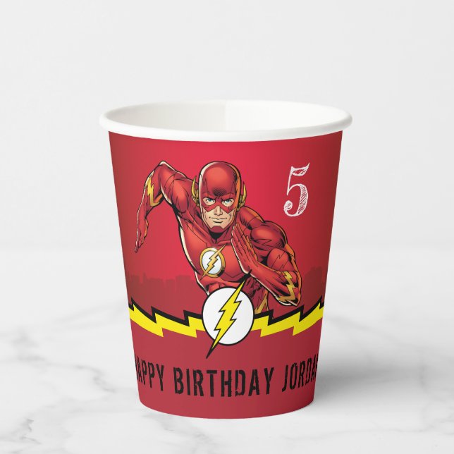 DC-Comic | Der Flash-Geburtstag Pappbecher (Links)