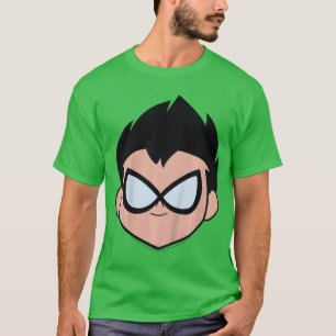 DC-Comic-Helden gehen Robin Big Face Freunde T-Shirt