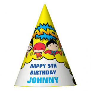 DC-Comic   Justice League - Chibi Birthday Partyhütchen