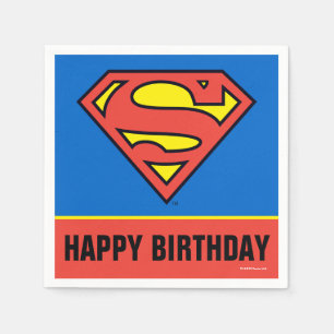 DC-Comic   Superman   Klassisches Logo Serviette