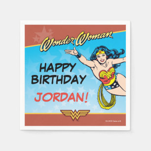 DC-Comic Wonder Woman Birthday Serviette