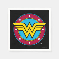 DC-Comic | Wonder Woman Circle & Stars Logo