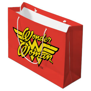 DC-Comic Wonder Woman Logo Happy Birthday Große Geschenktüte