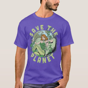DC Comics Poison Ivy Rette den Planeten Erde Tag P T-Shirt