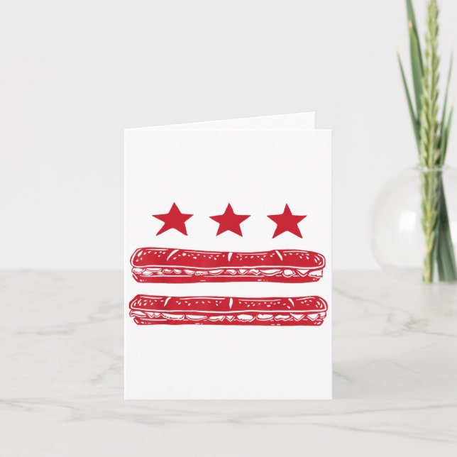 DC Flag Sub Sandwich Karte (Vorderseite)