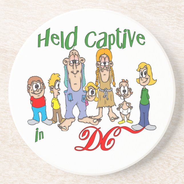 DC Funny Trailer Park Dessous de verre Sandstone (Devant)