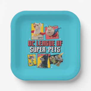 DC Liga der Super-Pets Charakterpanels Pappteller